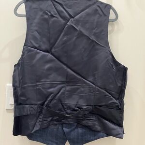 J. Crew Blue Asymmetrical Wrap Sleeveless Top
